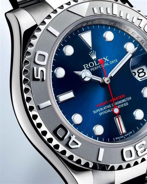 rolex yachtmaster blue wrist|rolex yacht master for sale.